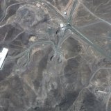 Photo satellite de l'infrastructure nucléaire iranienne de Fordo prise jeudi. KEYSTONE/AP